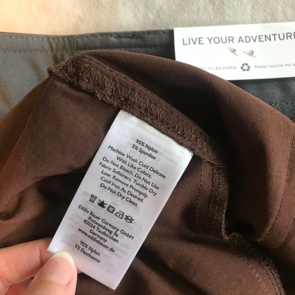 Eddie Bauer Men's Guide Pro Hiking/Camping Pants (BROWN) - Picture 6 of 6